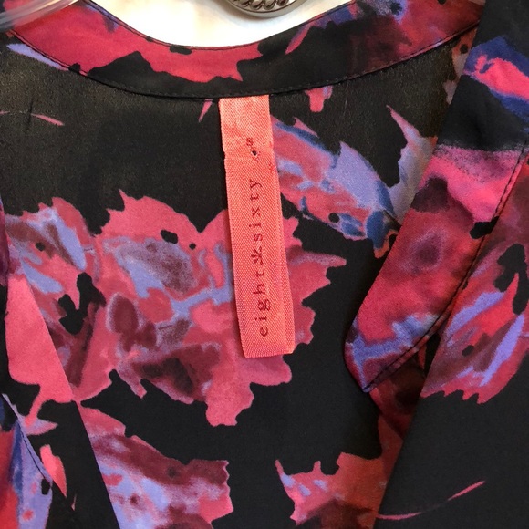 Floral print polyester tank - Picture 3 of 3